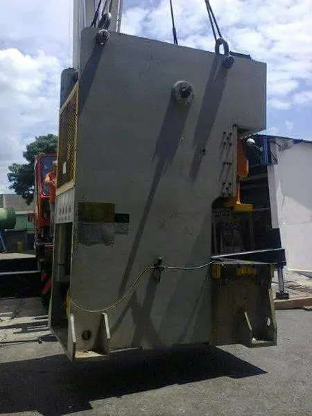 Mudança de equipamentos pesados